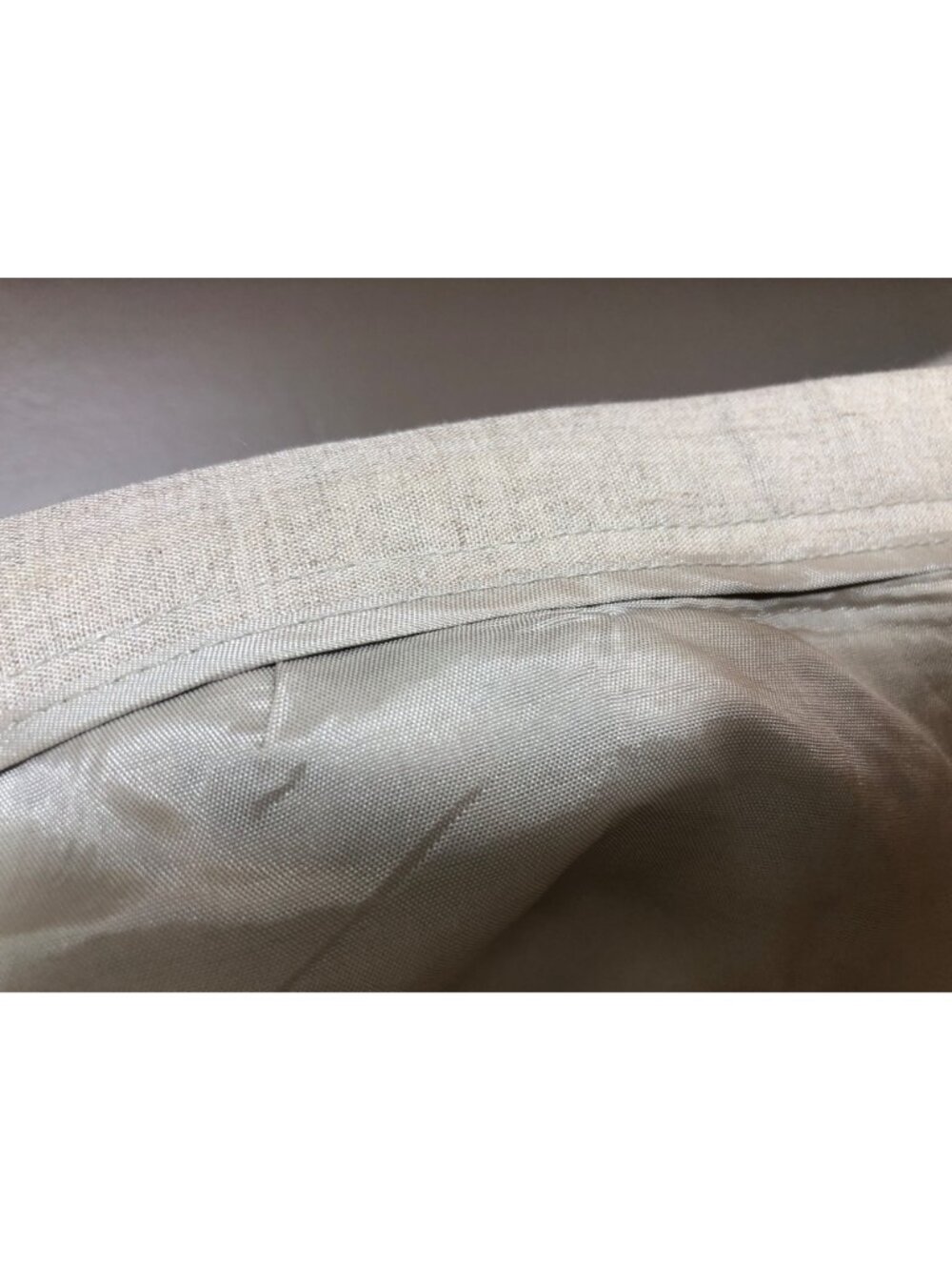 Linen Blend Trouser Lined Preppy Minimalist Brunch Elevated Casual Corner Wom 14 - Picture 12 of 13